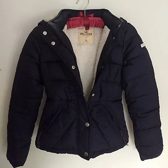 Hollister Jackets Coats Hollister Trendy Black Puffer Jacket